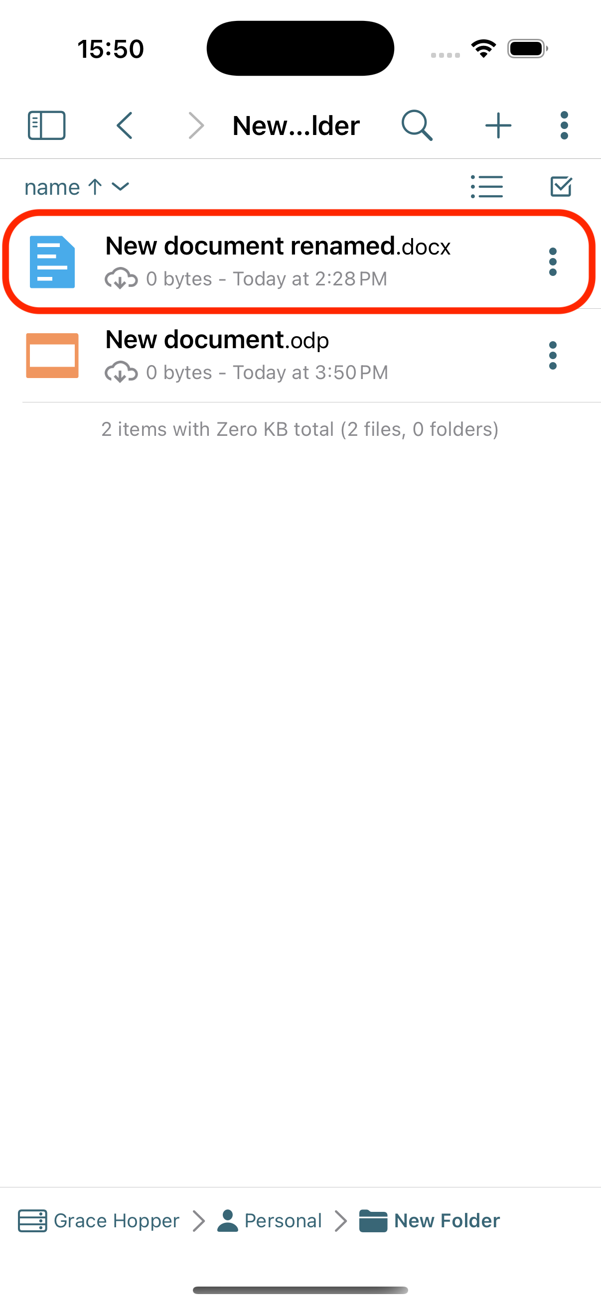 File is moved