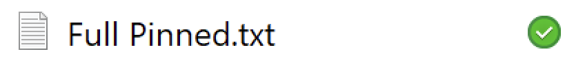 full pinned file icon