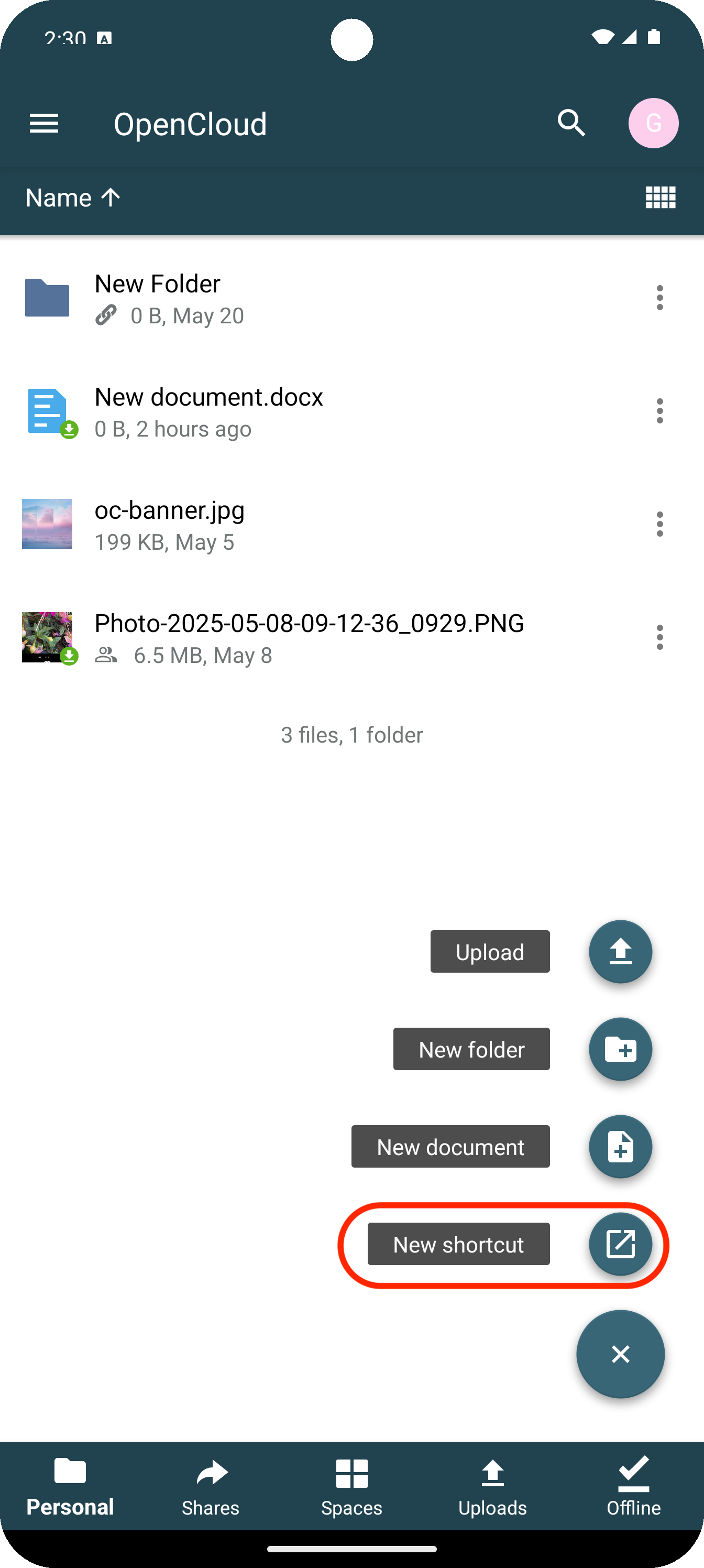 Plus button