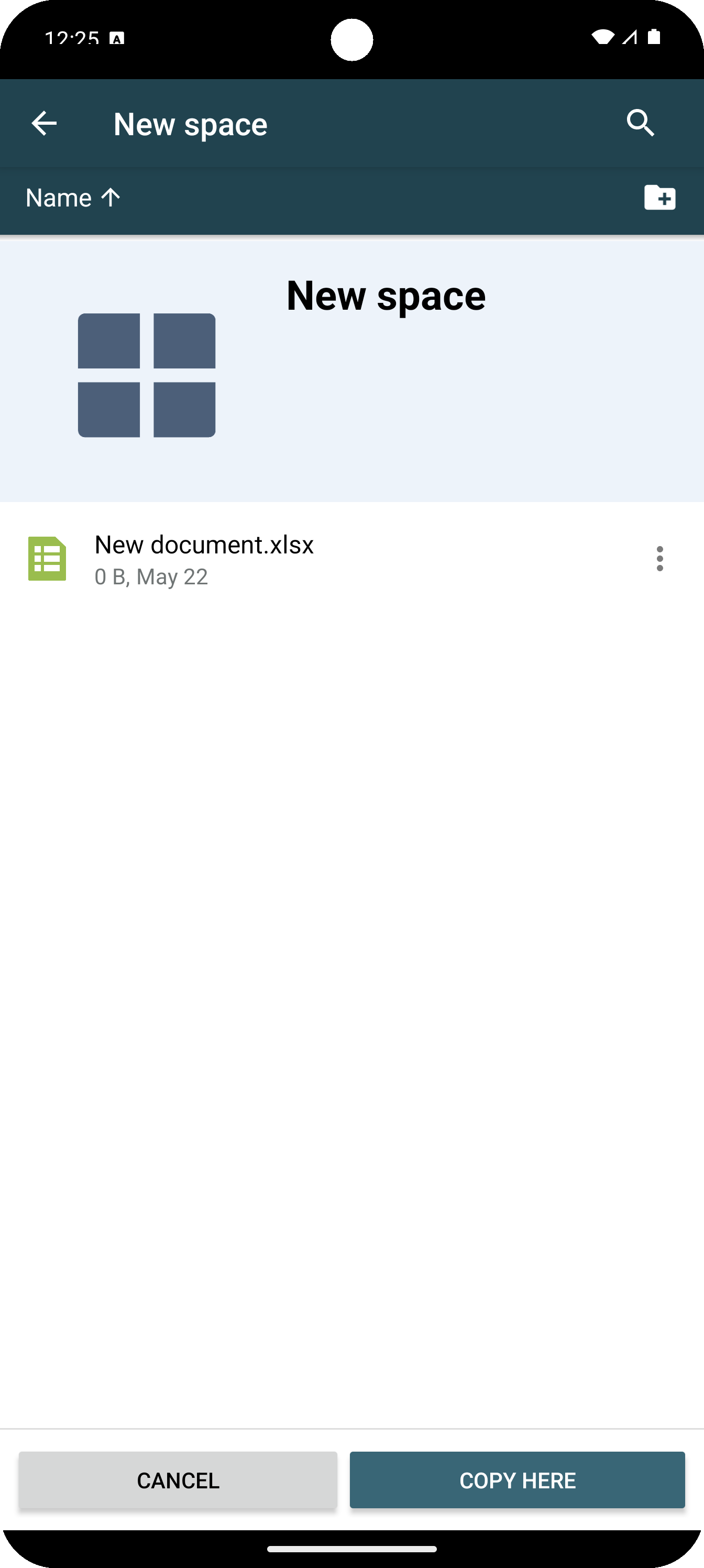 Select paste