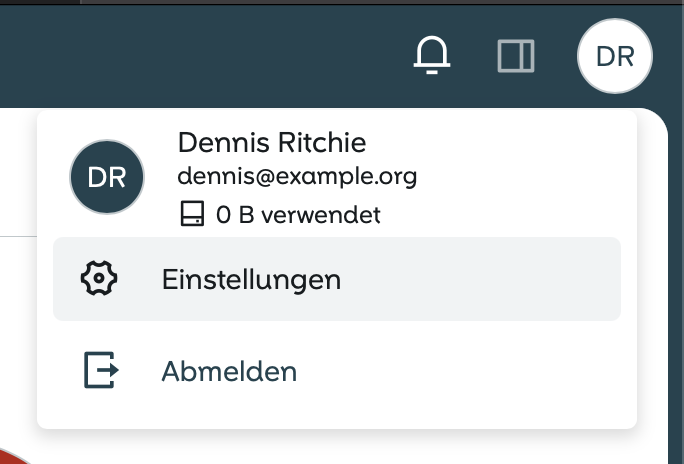 Einstellungen öffnen