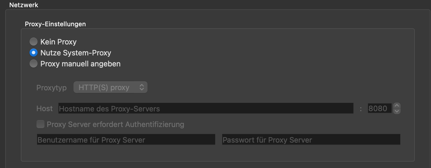 settings network