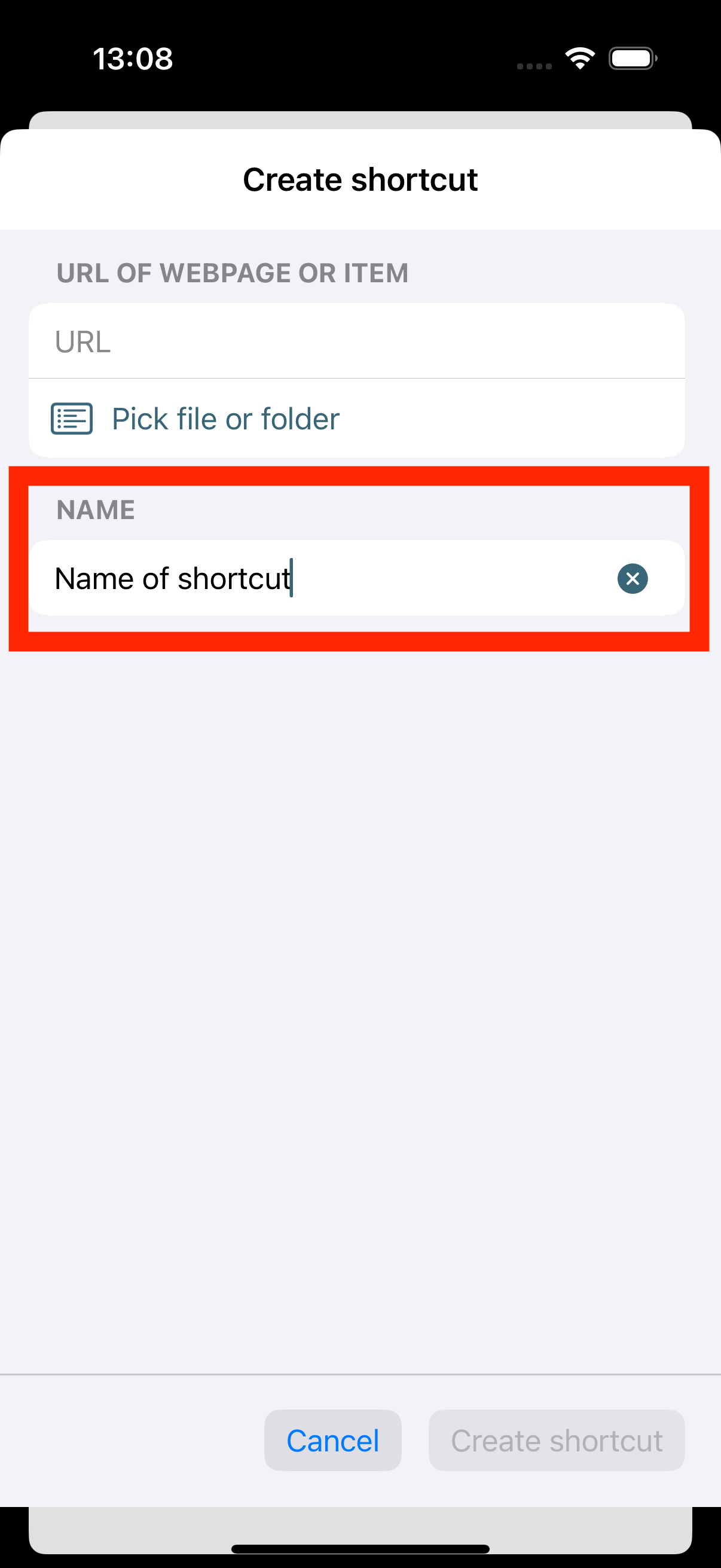 Name der Verlinkung