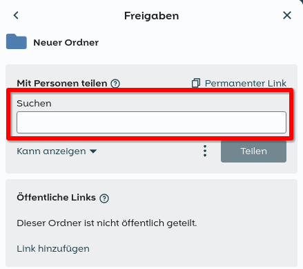 Nach Personen suchen