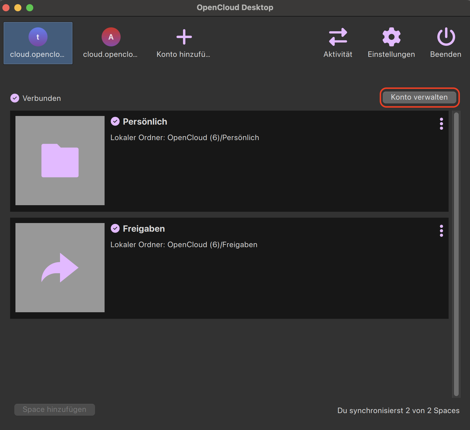 choose what to sync